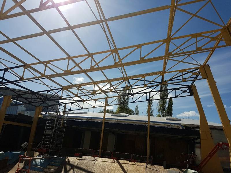 Peinture spéciale pour charpente métallique au Pays de Gex et à Lyon