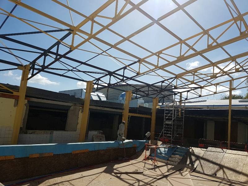 Application de peinture anti-corrosion sur charpente métallique à Lyon