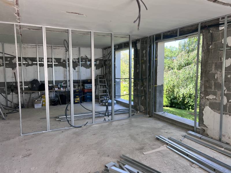 Travaux de maçonnerie dans une maison à Sergy Pays de Gex