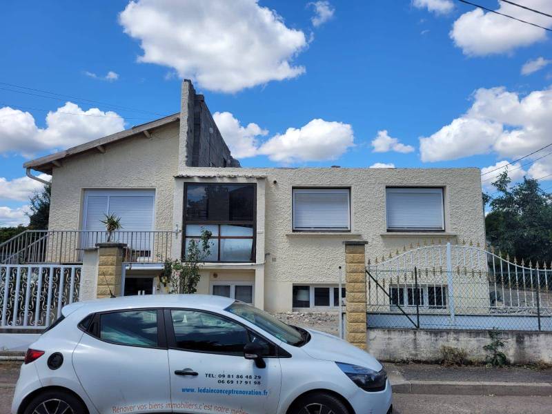 Avant/Après travaux de surélévation à Feyzin près de Lyon