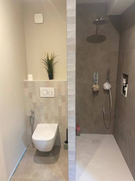 Création d'une salle de bain, WC suspendu, douche à l'italienne à Lyon