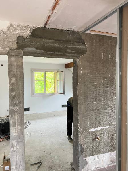 Ouverture sur murs porteurs à Annecy