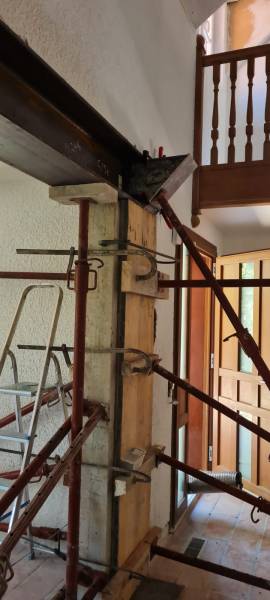 Travaux de maconnerie ouverture mur porteur à Lyon