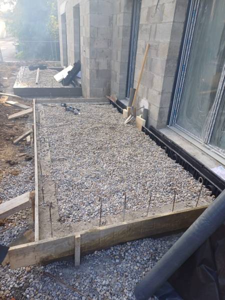 Terrasses jardin pour villas à Saint Bonnet de Mûre 